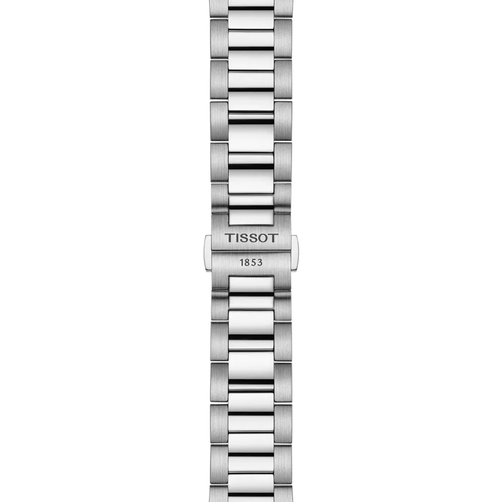 Tissot PR 100 Chronograph Mens Stainless Steel Ice Blue Dial Watch