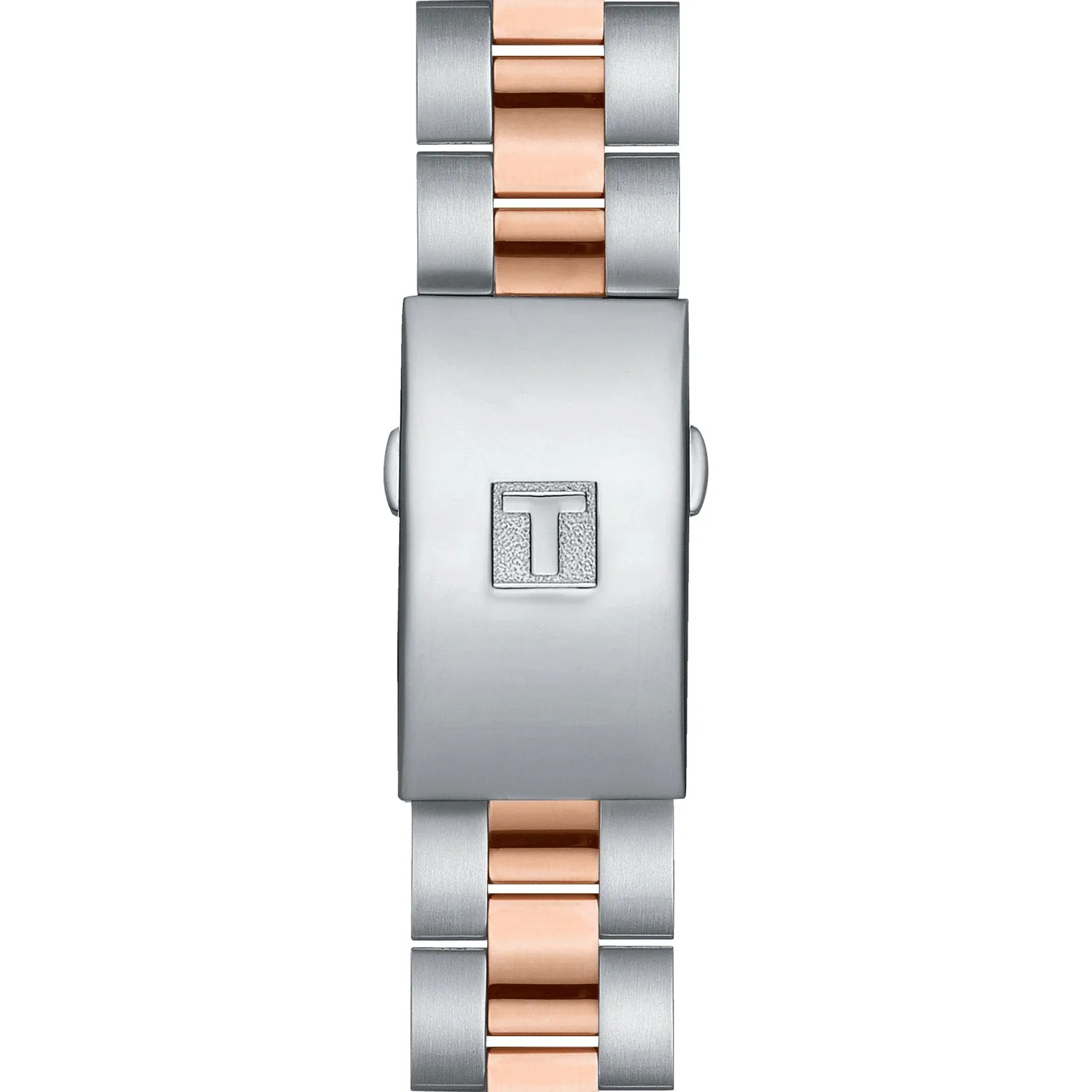 Tissot PR 100 Sport Chic Chronograph Ladies Two Tone Mother of Pearl and Diamond Dial Watch