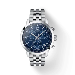 TISSOT PRC 200 CHRONOGRAPH BLUE ON BRACELET