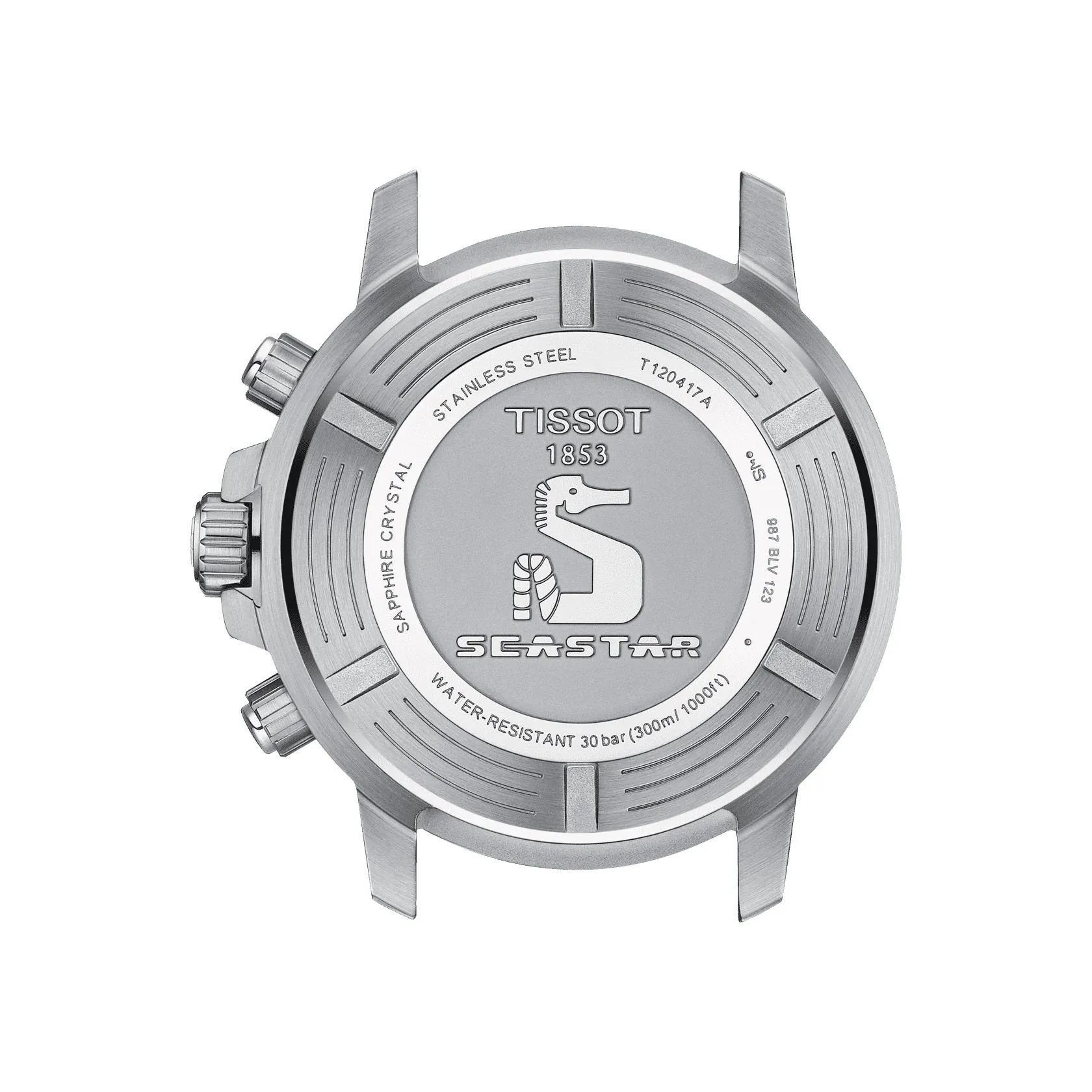 Tissot Seastar 1000 Chronograph Mens Stainless Steel Black Dial Watch