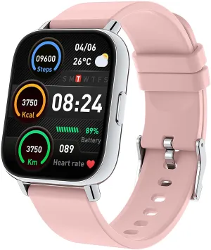 Togala Smart Watch, 1.69 Inch Touch Screen Smartwatch for Android and iOS Phones, Fitness Tracker with Heart Rate and Sleep Monitor, IP67 Waterproof Activity Tracker with 24 Sports Modes for Men Women