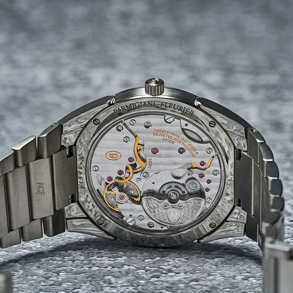 Tonda Micro-Rotor No Date Steel Platinum