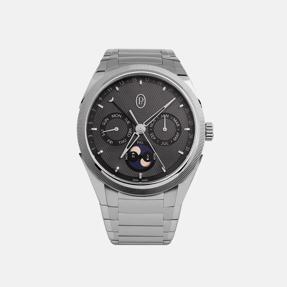 Tonda PF Annual Calendar Steel Platinum