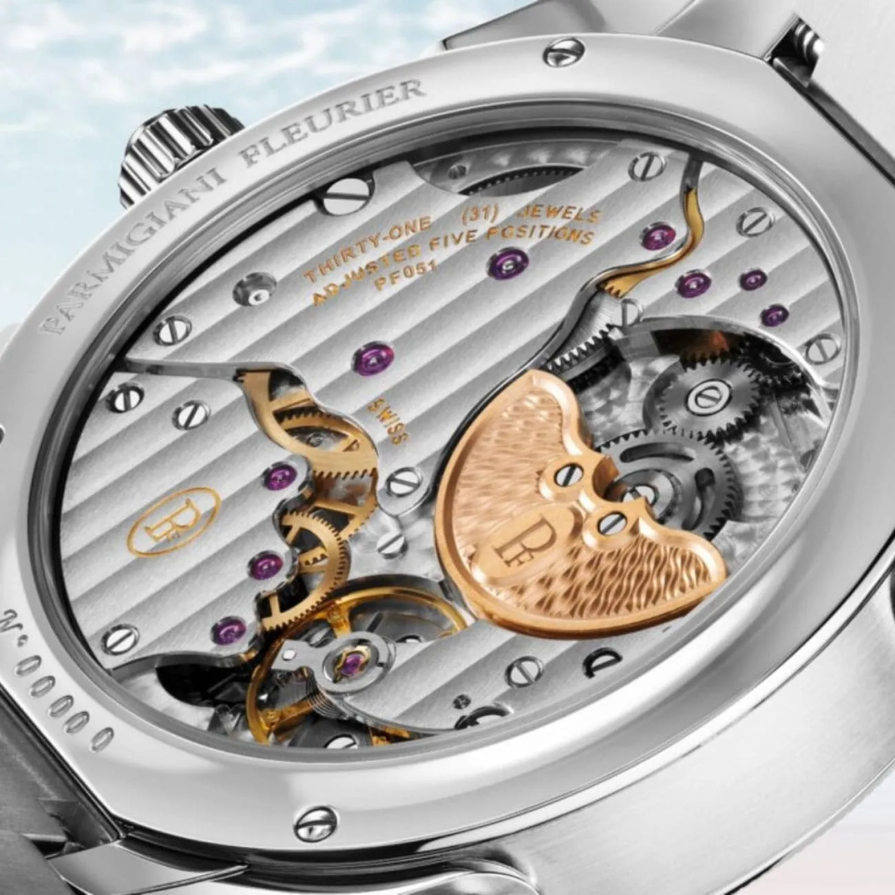 TONDA PF GMT RATTRAPANTE STEEL PLATINUM
