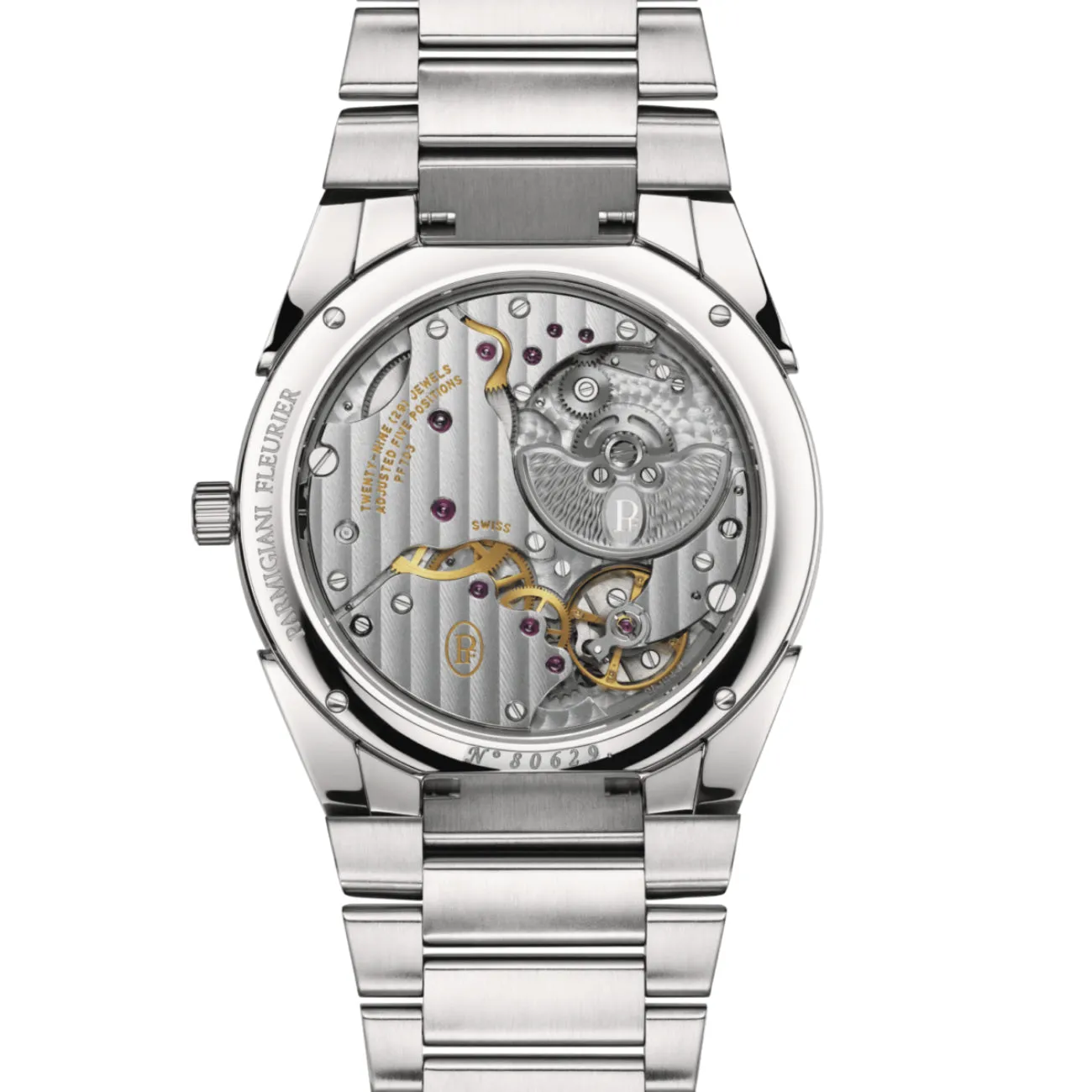 TONDA PF MICRO-ROTOR NO DATE STEEL PLATINUM