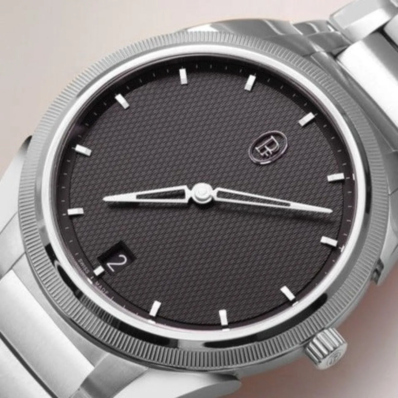 TONDA PF MICRO-ROTOR STEEL PLATINUM