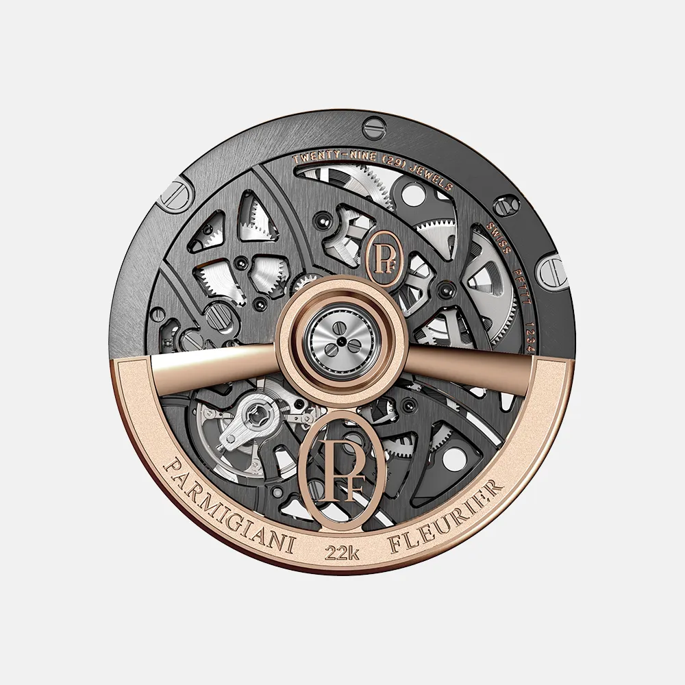 Tonda PF Skeleton Steel & Platinum