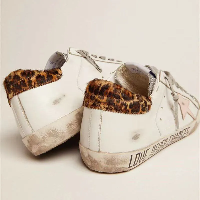 Top Layer Cowhide Graffiti Made Shoes