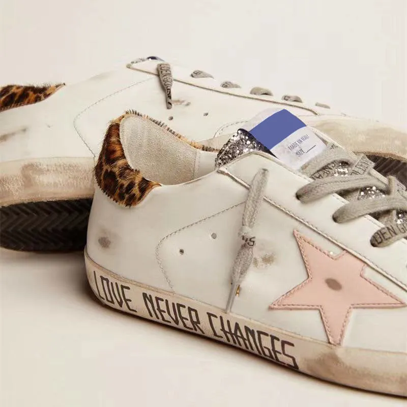 Top Layer Cowhide Graffiti Made Shoes