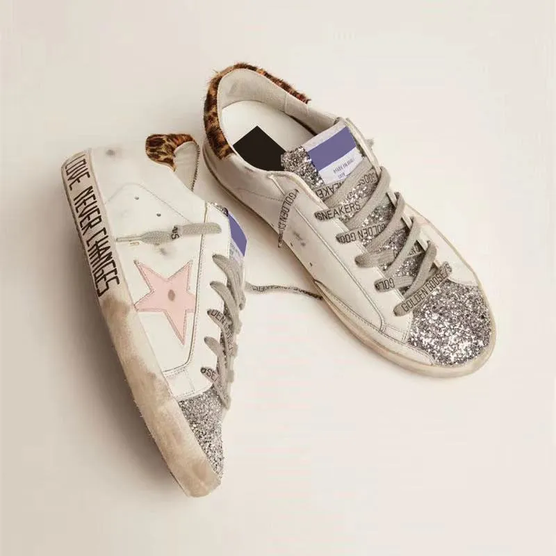 Top Layer Cowhide Graffiti Made Shoes