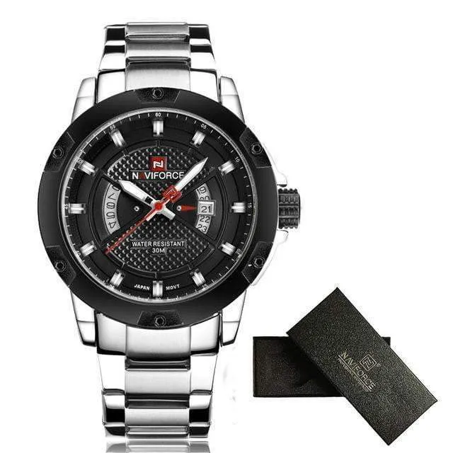 Top Luxury Brand NAVIFORCE Men Waterproof Watch