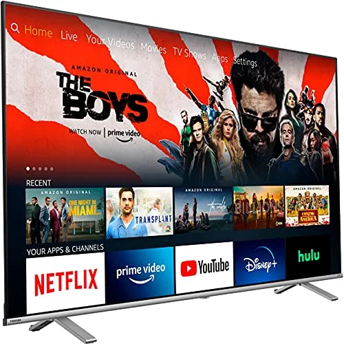 Toshiba 75-inch Class C350 Series LED 4K UHD Smart Fire TV (75C350KU, 2021 Model)