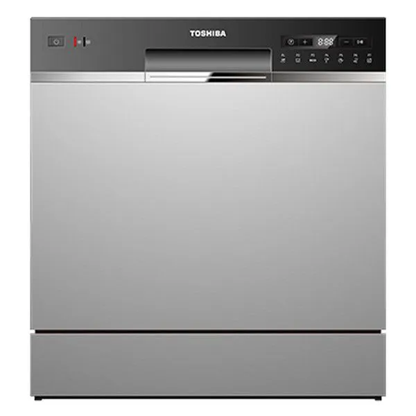 Toshiba 8 PLACE DISHWASHER SILVER DW-08T1AF-S-ZA