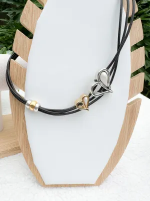 Tra-la-ra leather necklace