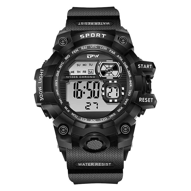 Transparent Color Digital Watches For Women
