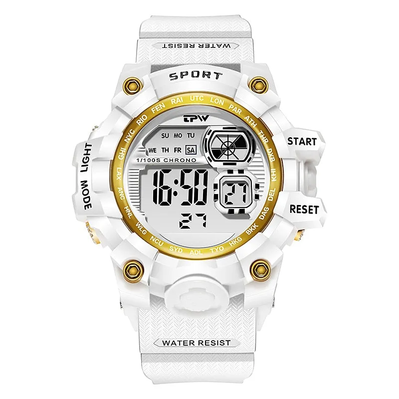 Transparent Color Digital Watches For Women