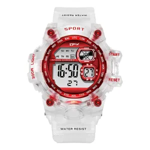 Transparent Color Digital Watches For Women