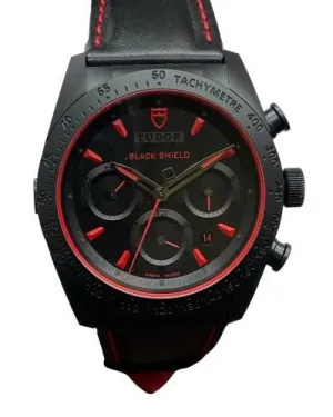 Tudor Fastrider Black Shield 42000CR Black Dial Automatic Men's Watch