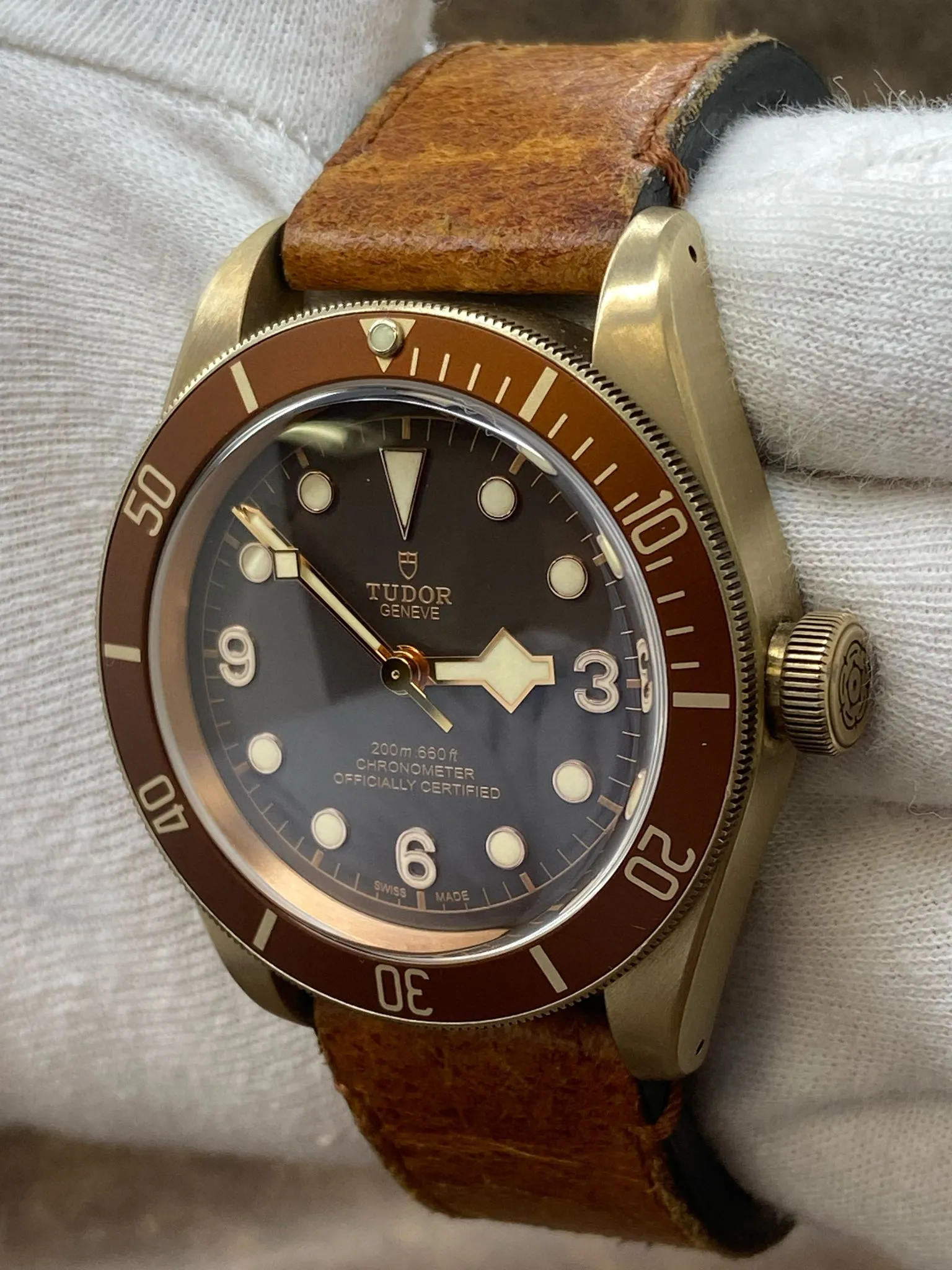 Tudor Heritage Black Bay Bronze 79250BM Brown  Dial Automatic Men's Watch