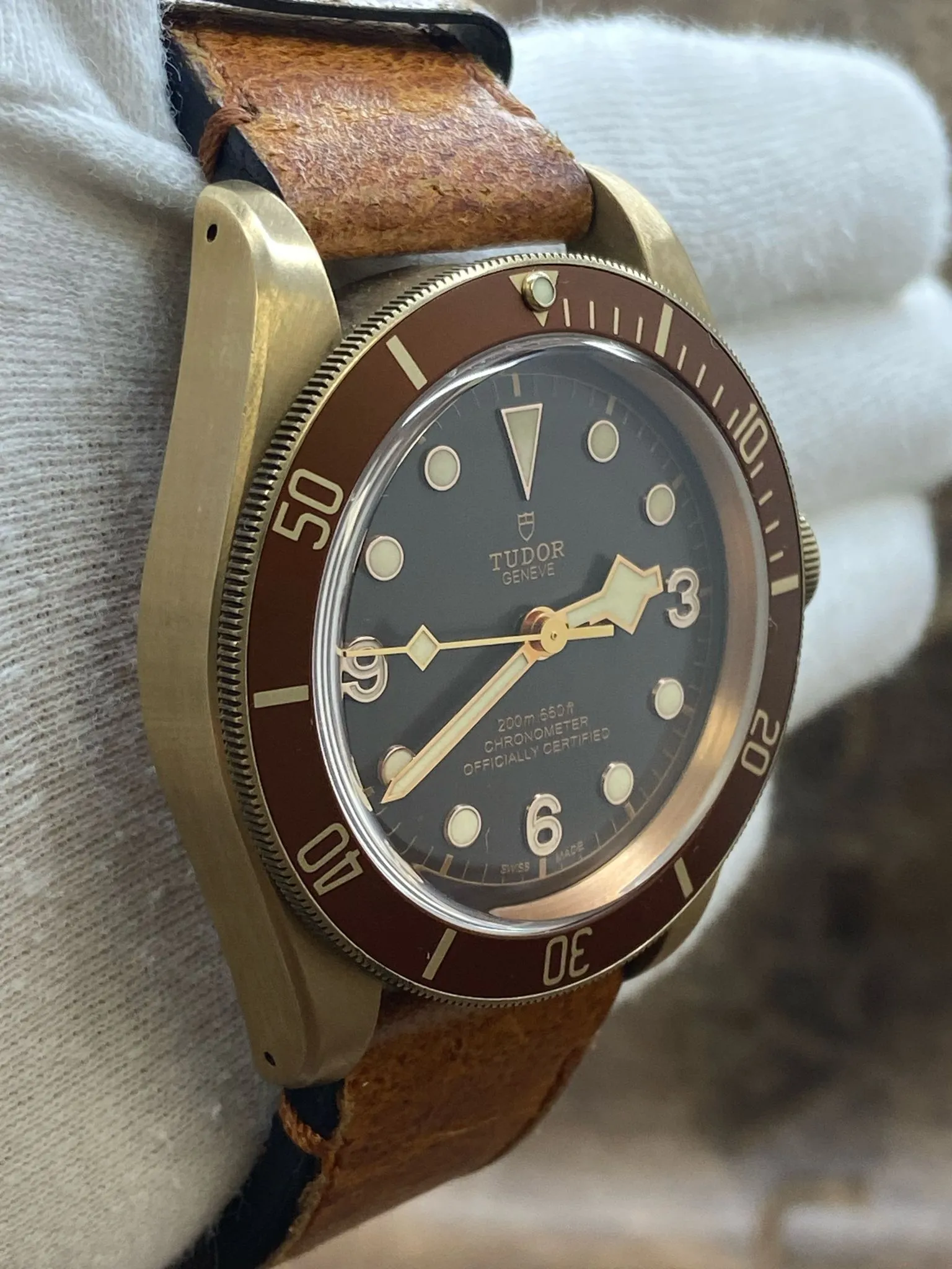 Tudor Heritage Black Bay Bronze 79250BM Brown  Dial Automatic Men's Watch