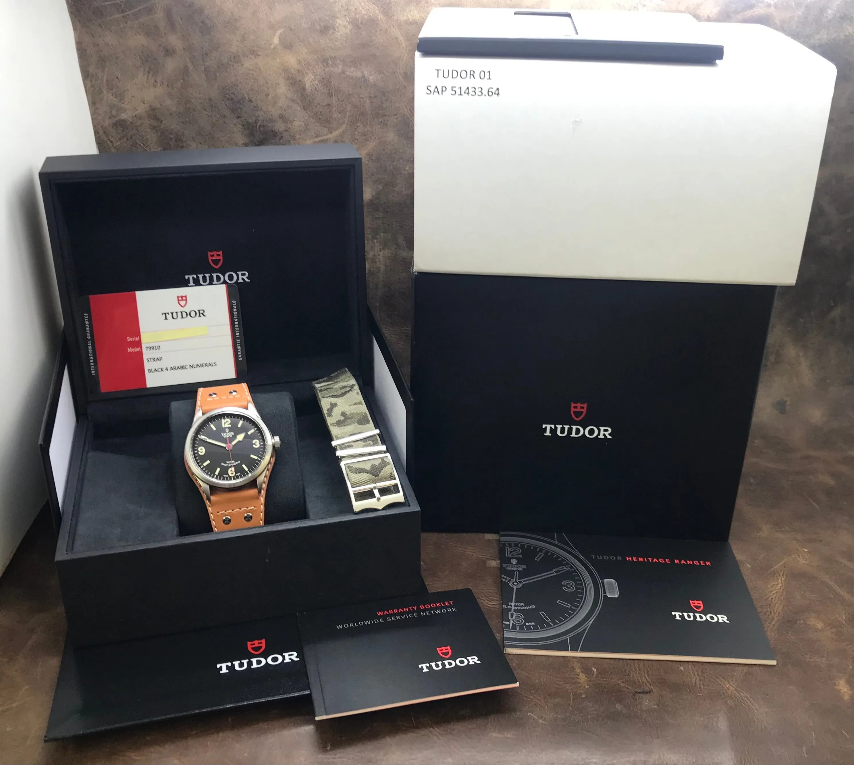 Tudor Heritage Ranger 79910 Black Dial Automatic Men's Watch