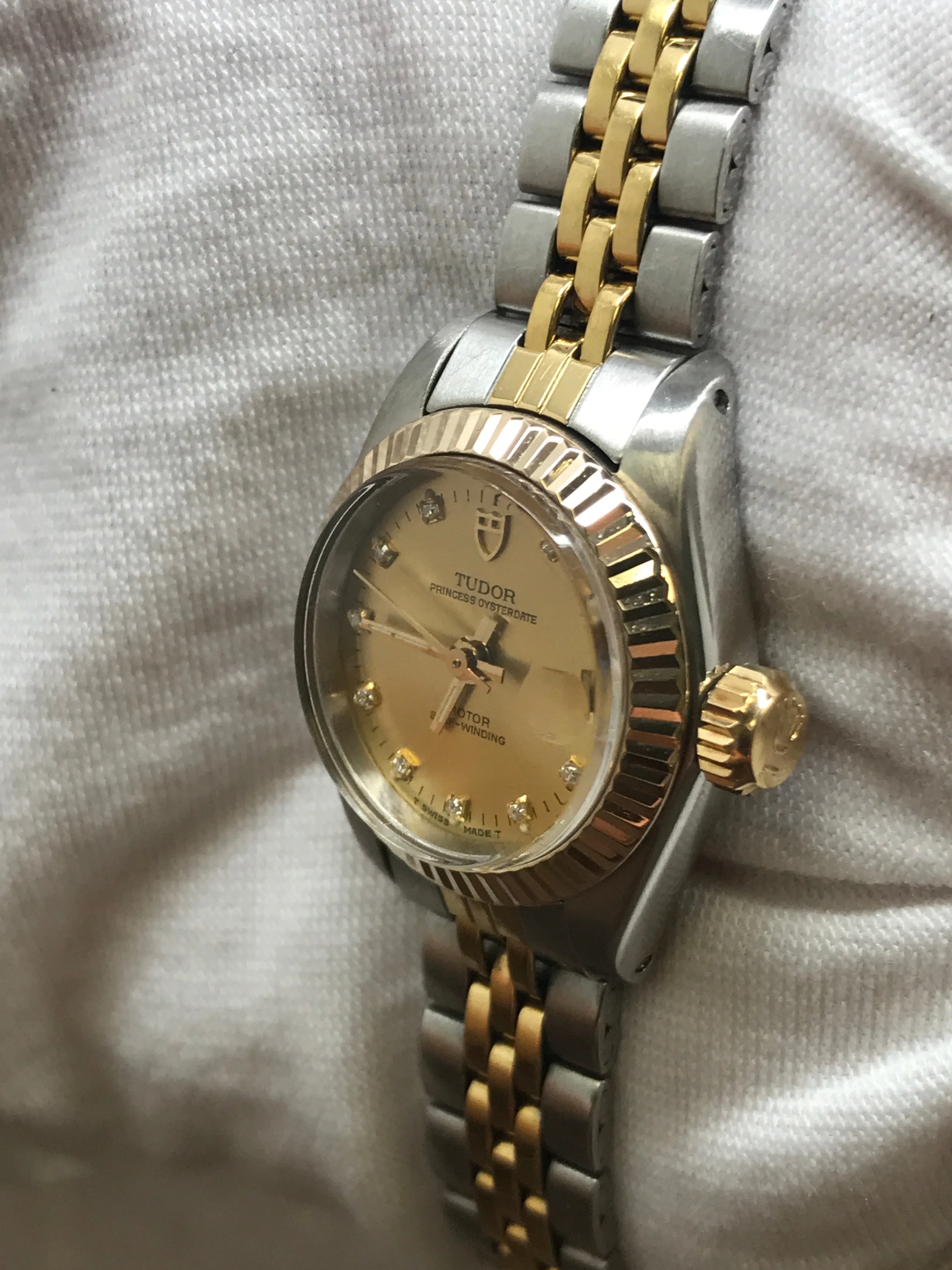 Tudor Princess Oysterdate 92313 Champagne Dial Automatic Women's Watch