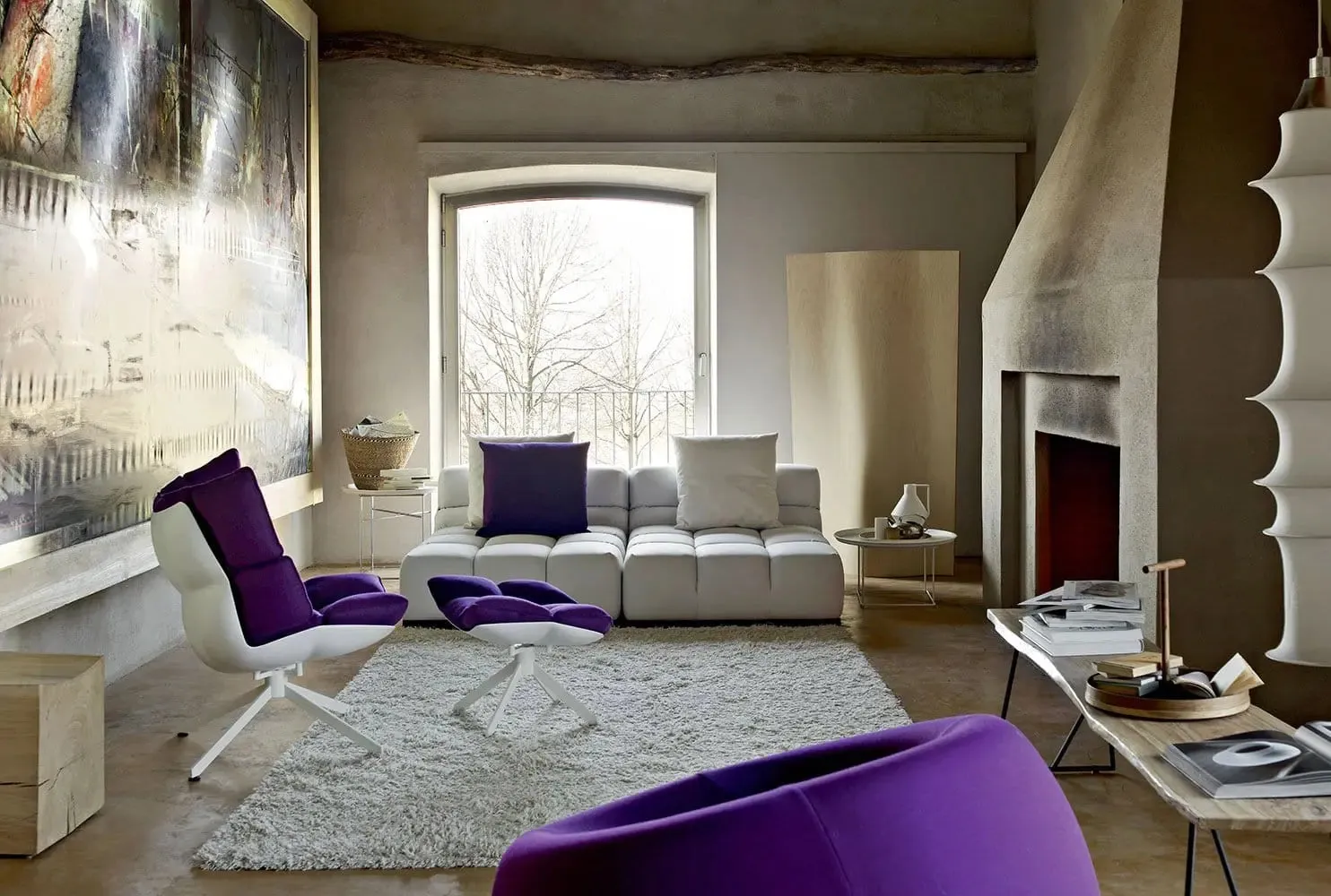 Tufty-Time Leather Sofa