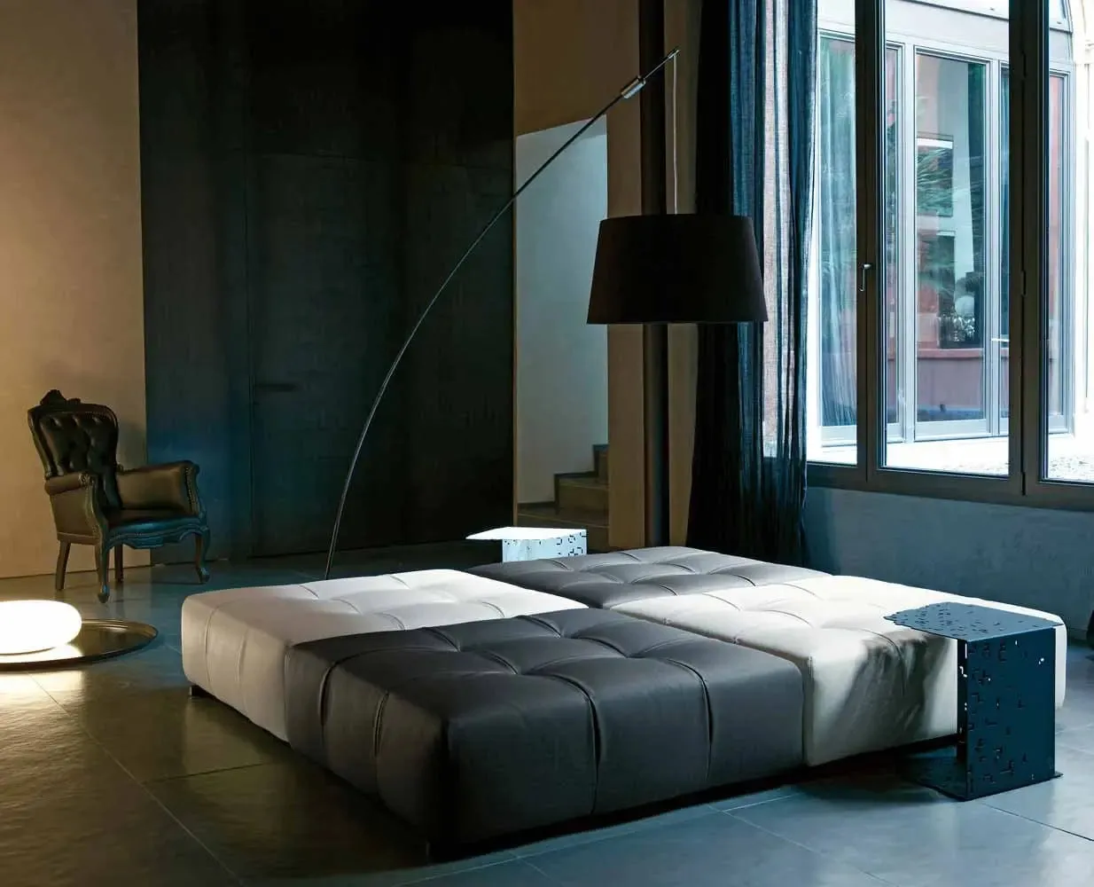 Tufty-Time Leather Sofa