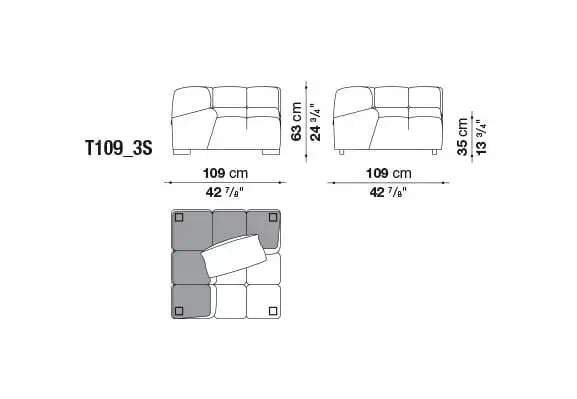 Tufty-Time Leather Sofa