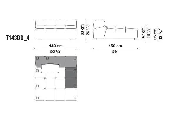 Tufty-Time Leather Sofa