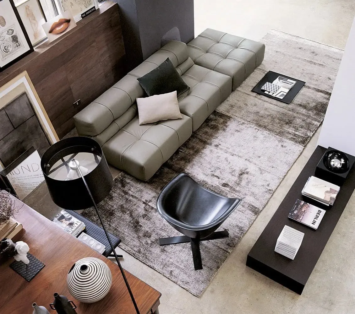 Tufty-Time Leather Sofa