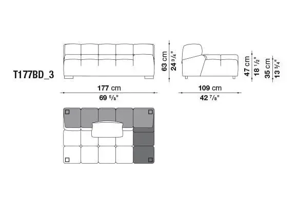 Tufty-Time Leather Sofa