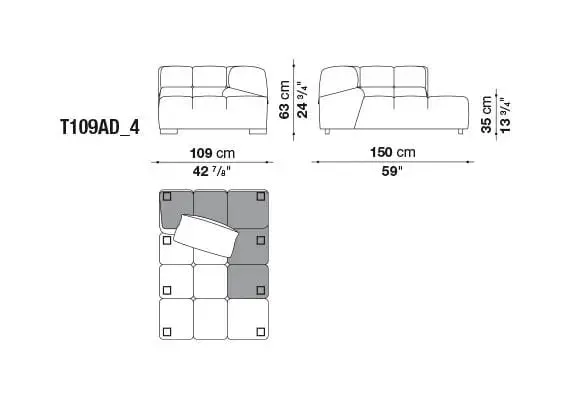 Tufty-Time Leather Sofa