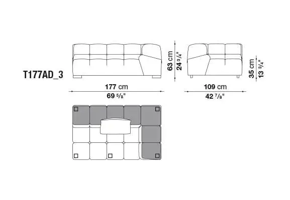 Tufty-Time Leather Sofa