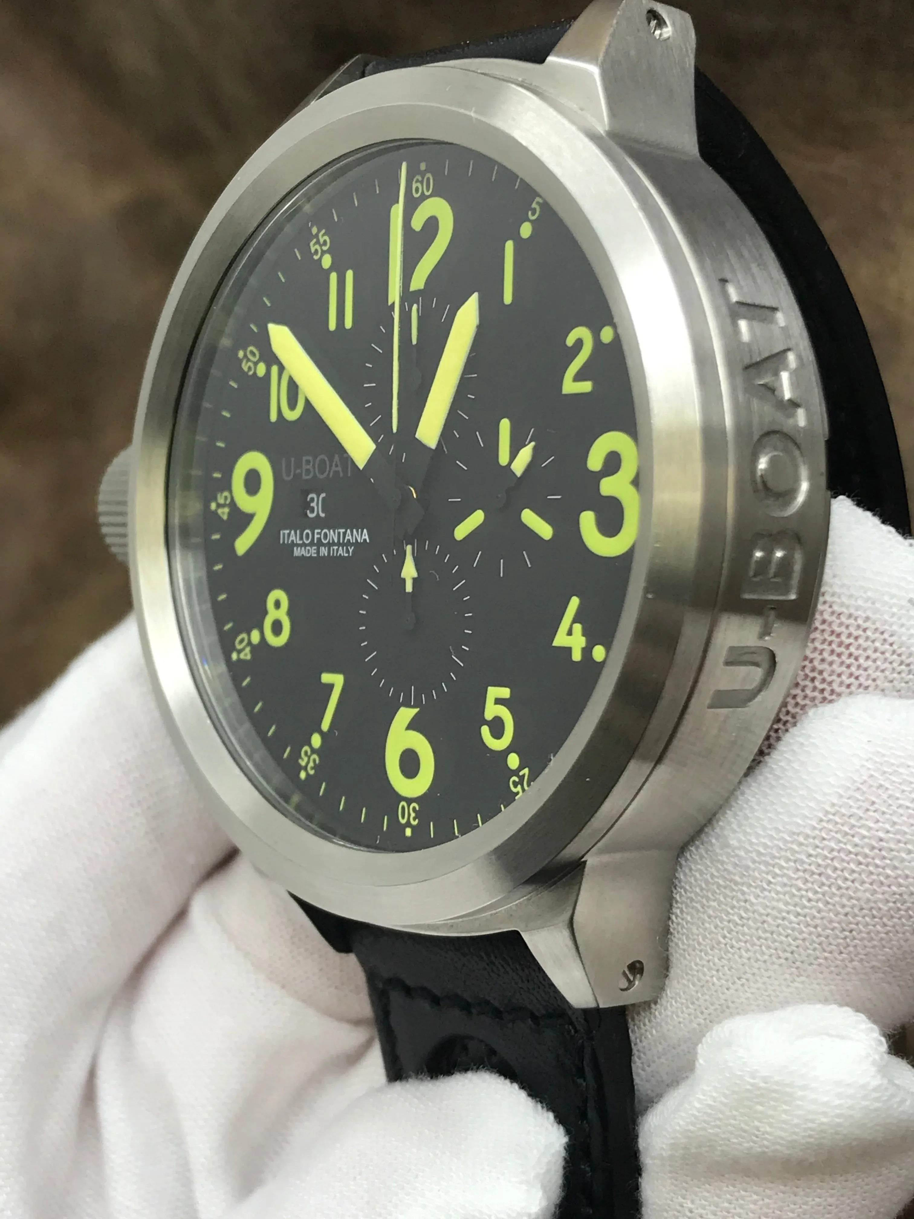 U-Boat Flightdeck Flightdeck U7750/55 Black Dial Automatic Men's Watch