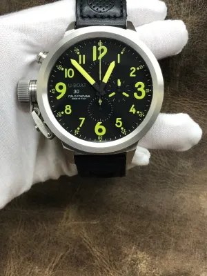 U-Boat Flightdeck Flightdeck U7750/55 Black Dial Automatic Men's Watch