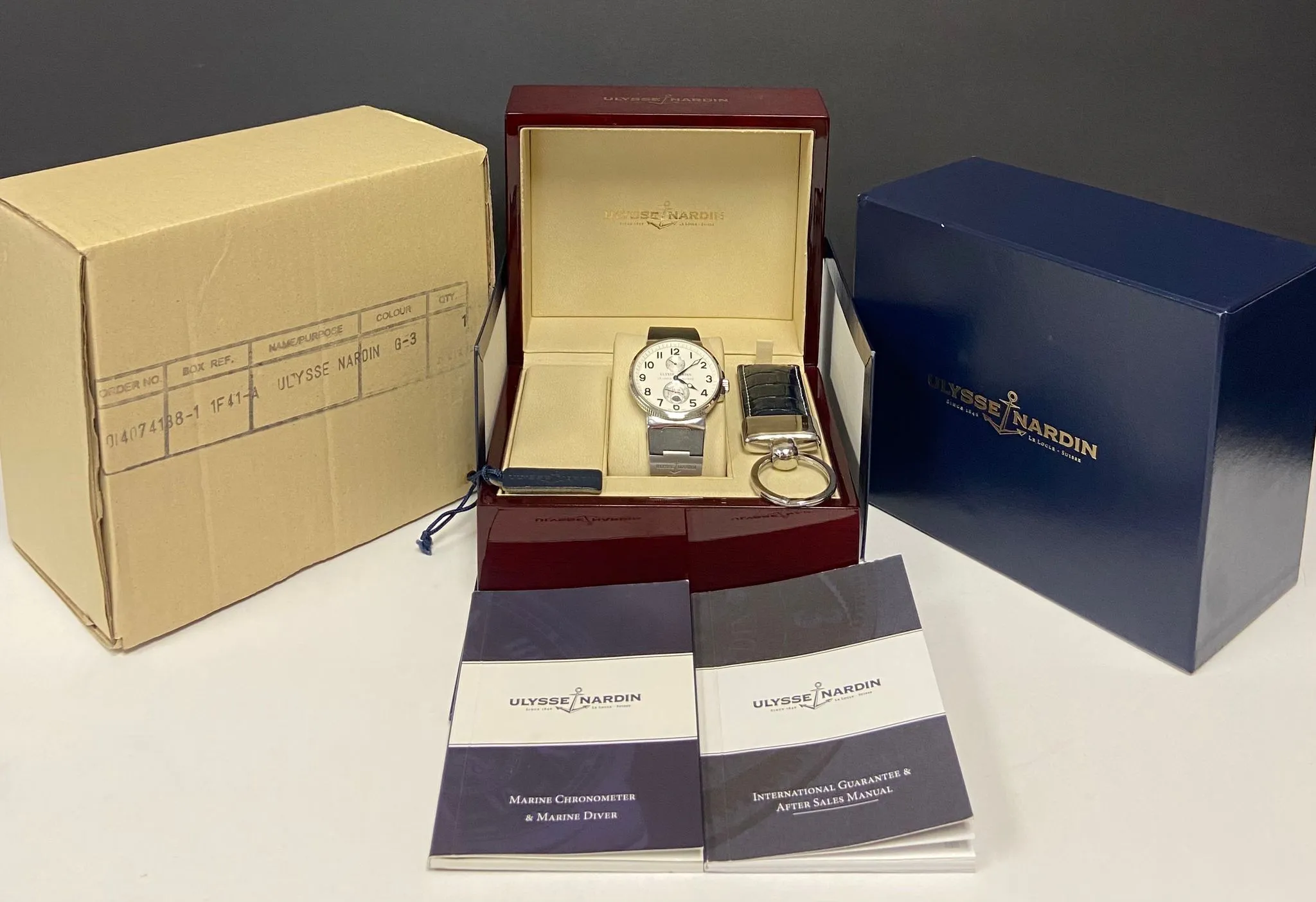 Ulysse Nardin Maxi Marine Chronometer 263-66 White Dial Automatic Men's Watch