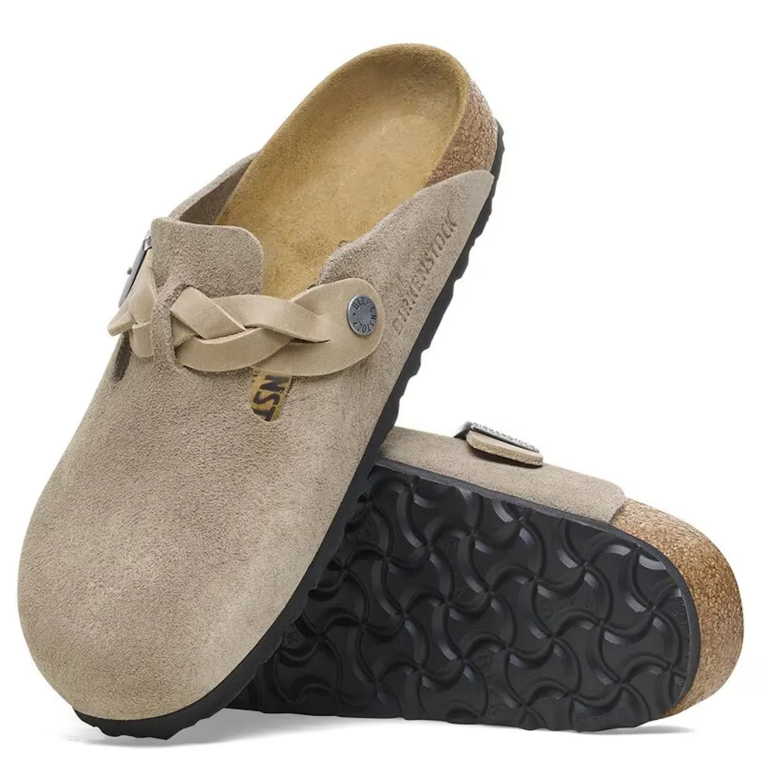 UNISEX BIRKENSTOCK BOSTON BRAIDED | TAUPE
