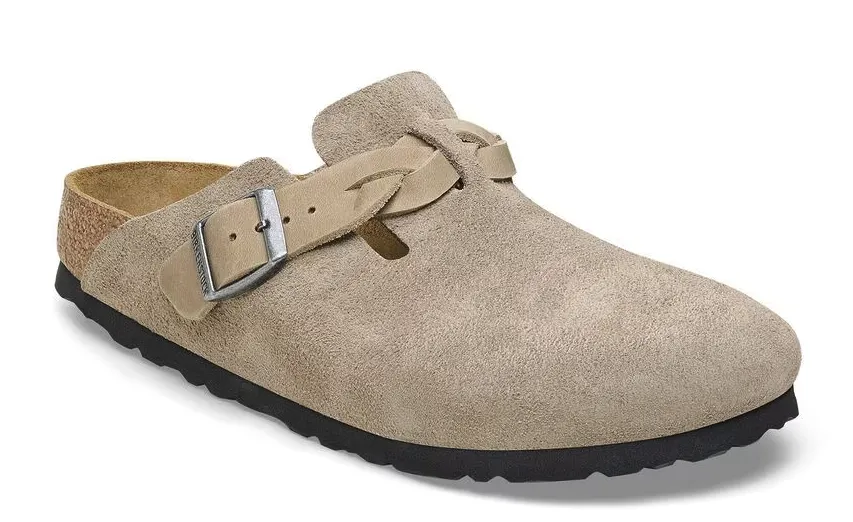 UNISEX BIRKENSTOCK BOSTON BRAIDED | TAUPE