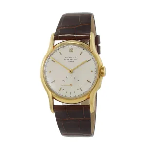 Vintage 1959 Patek Philippe Signed Tiffany & Co. Calatrava Ref. 2406