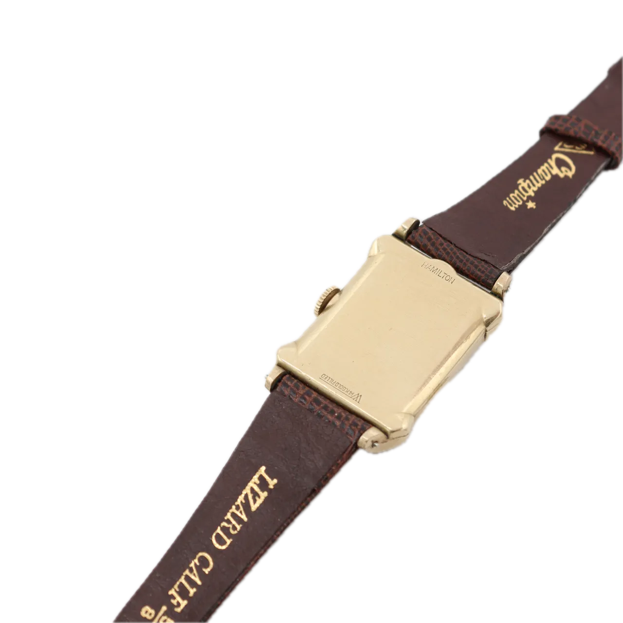 Vintage Hamilton Milton Men's Mechanical Wristwatch 982 USA 14k Gold Filled