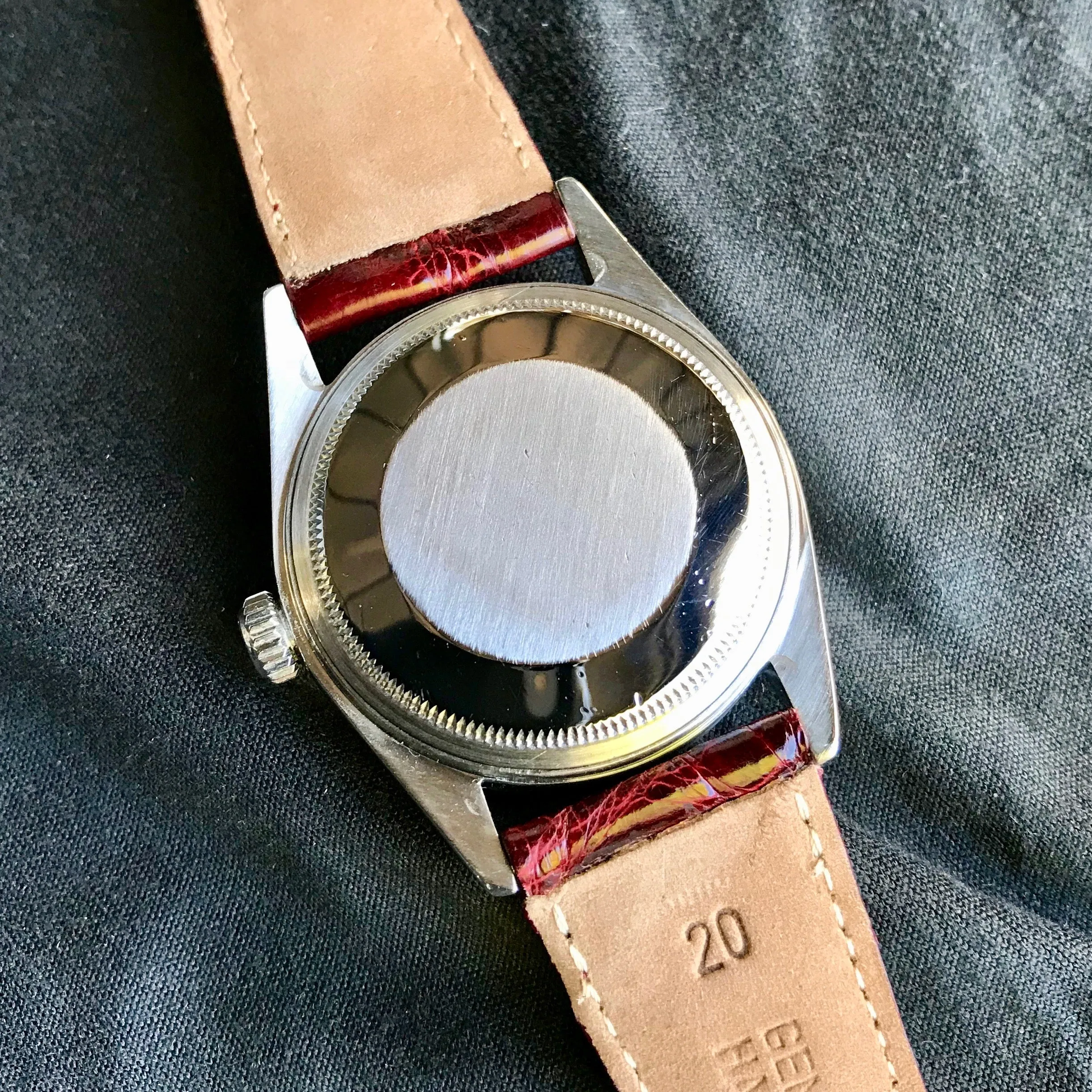 Vintage Rolex Datejust 1600 Silver Cal 1570 Oyster Perpetual Stainless Steel Wristwatch 1969
