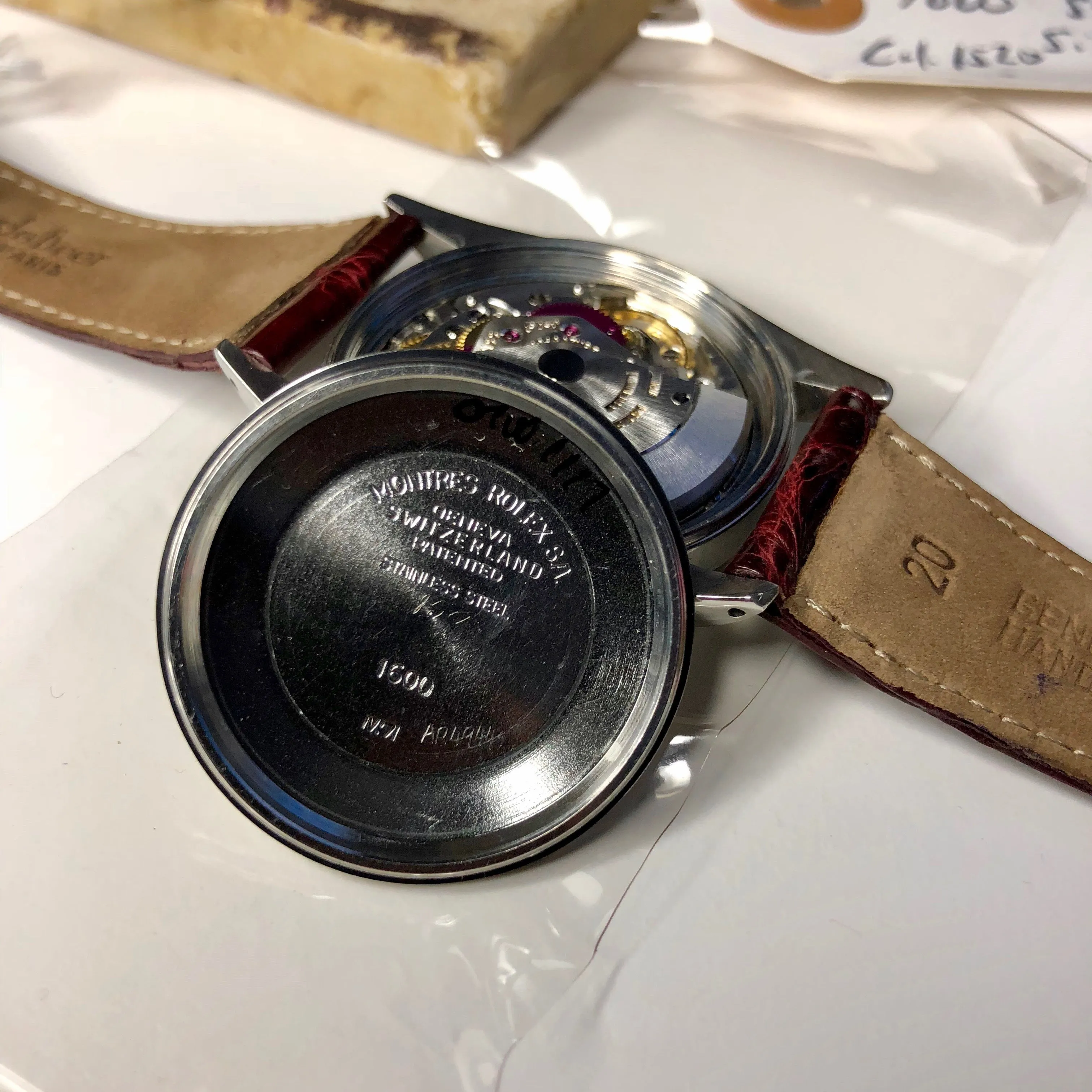 Vintage Rolex Datejust 1600 Silver Cal 1570 Oyster Perpetual Stainless Steel Wristwatch 1969