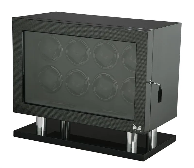 Volta Automatic 8 Watch Winder (Carbon Fiber) - Signature Series
