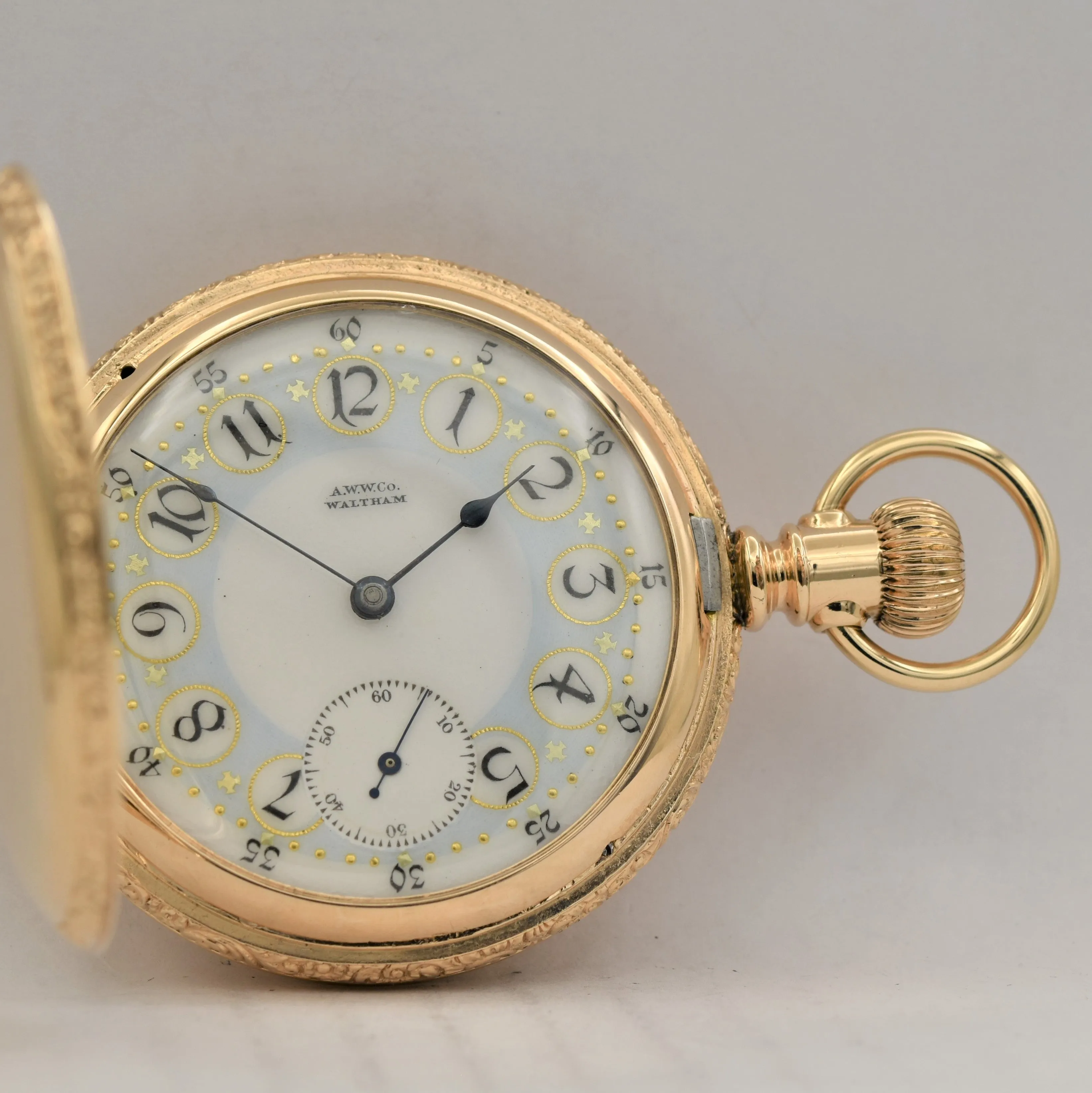 WALTHAM  MULTICOLOR pocket watch