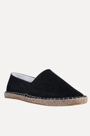 Washed Indigo Denim Espadrilles