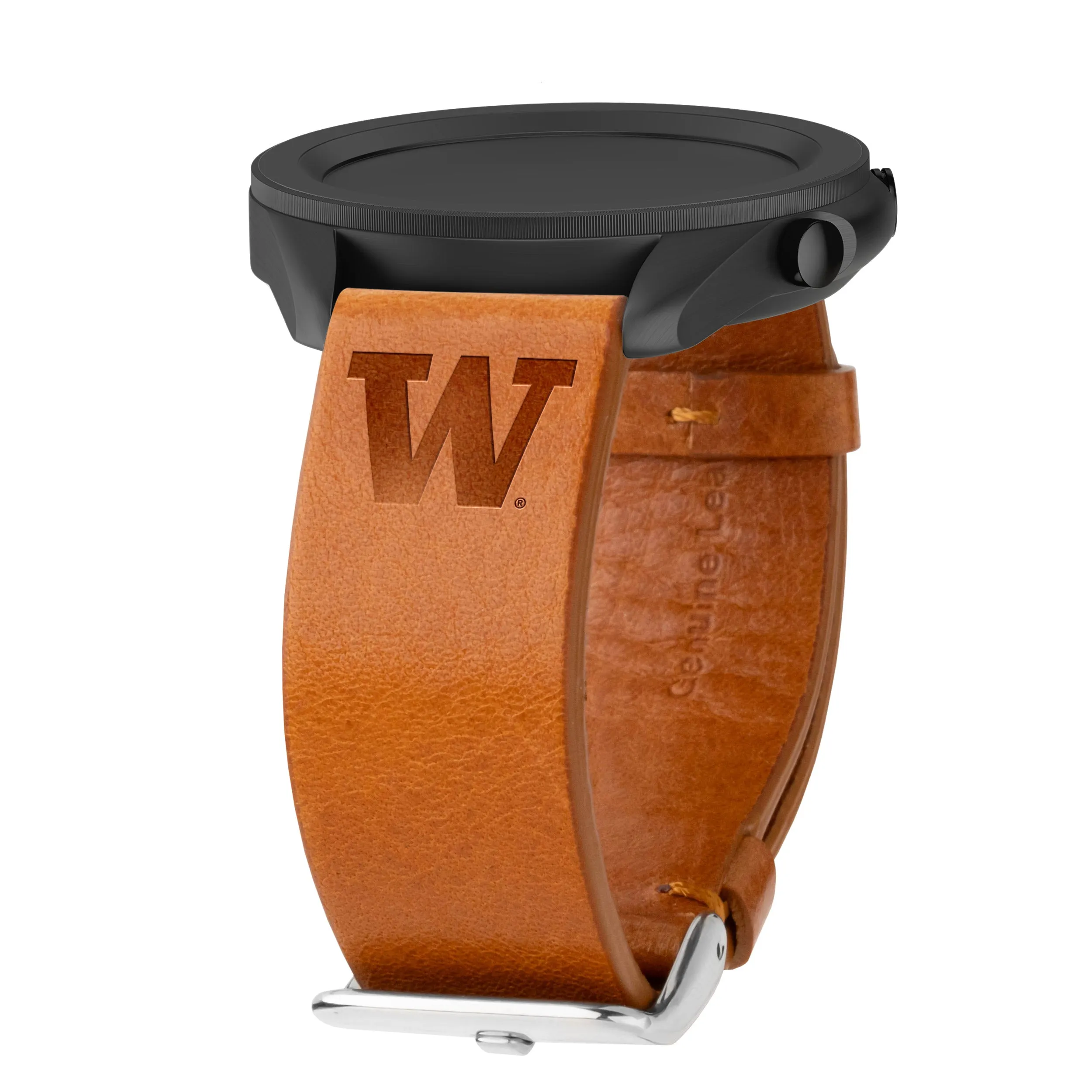 Washington Huskies Premium Leather Samsung Galaxy Watch Band
