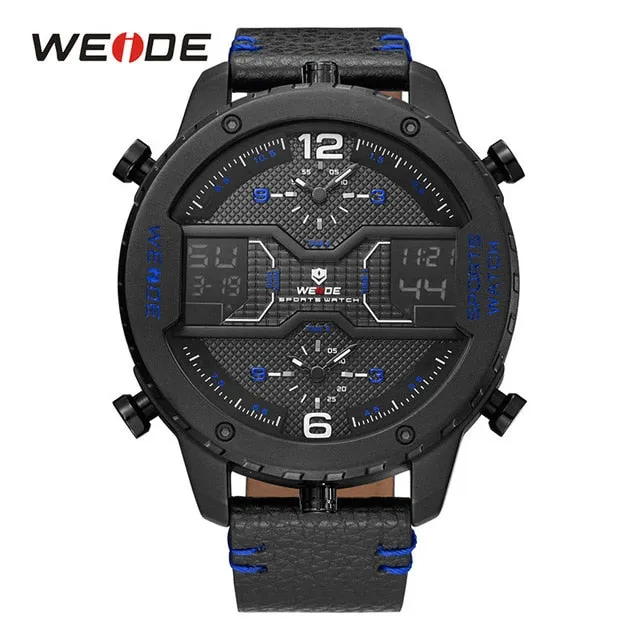 WEIDE Sports Analog Hands and Digital Calendar Quartz Watch