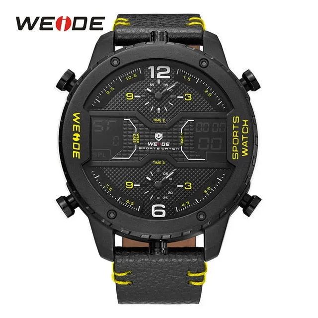 WEIDE Sports Analog Hands and Digital Calendar Quartz Watch