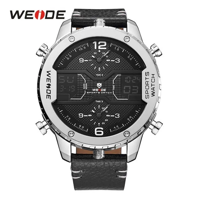 WEIDE Sports Analog Hands and Digital Calendar Quartz Watch